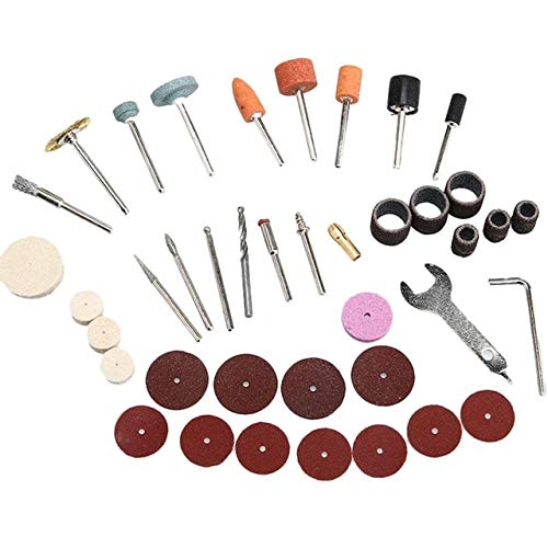 40PCS Electric Grinder Accessory Kit - Rotary Tool Parts Set for Drilling, Carving, Grinding & Polishing - Compatible with Most Power Tools - DIY & Professional Use (Color: 40pcs) - Perfect for Woodworking, Metal Crafting & Home Renovation Projects