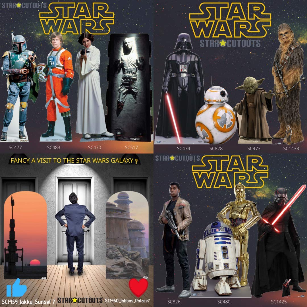 Star Wars Poe Dameron Cutout SC1434 - 171cm Life-Size Standee for The Rise of Skywalker | Perfect for Movie Themed Parties, Birthday Decorations, Cosplay Events, Wedding Backdrops & Collector Displays