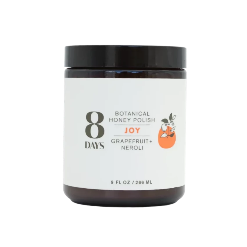 JOY BOTANICAL BODY POLISH - Exfoliating Scrub with Grapefruit & Neroli Essential Oils for Smooth, Glowing Skin | Perfect for Spa Day & Self-Care Routine