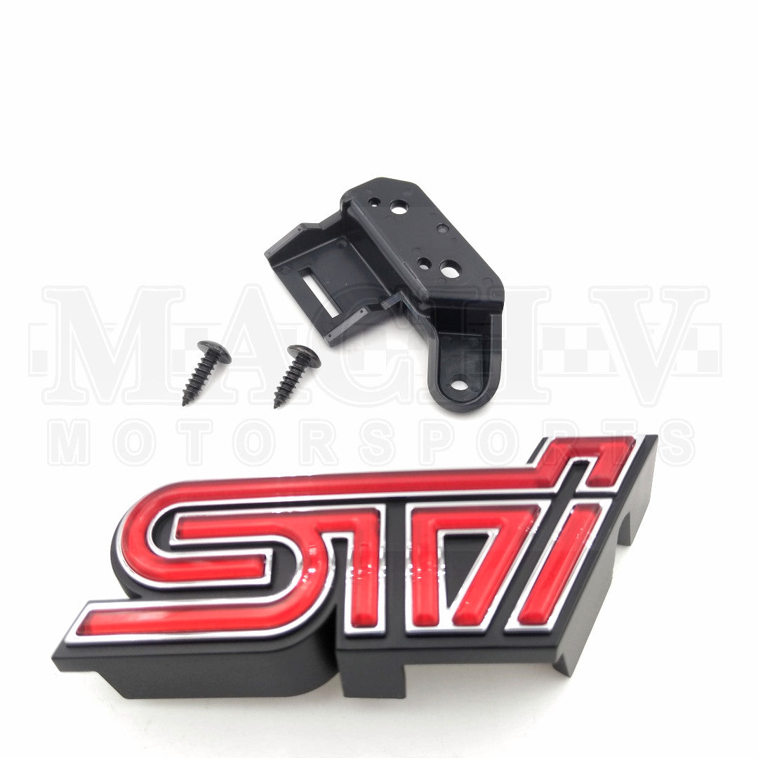 Subaru 2018-2021 STI Front Grille Emblem Badge - Genuine Replacement Part for WRX STI Models | Perfect for Car Enthusiasts & Auto Upgrades