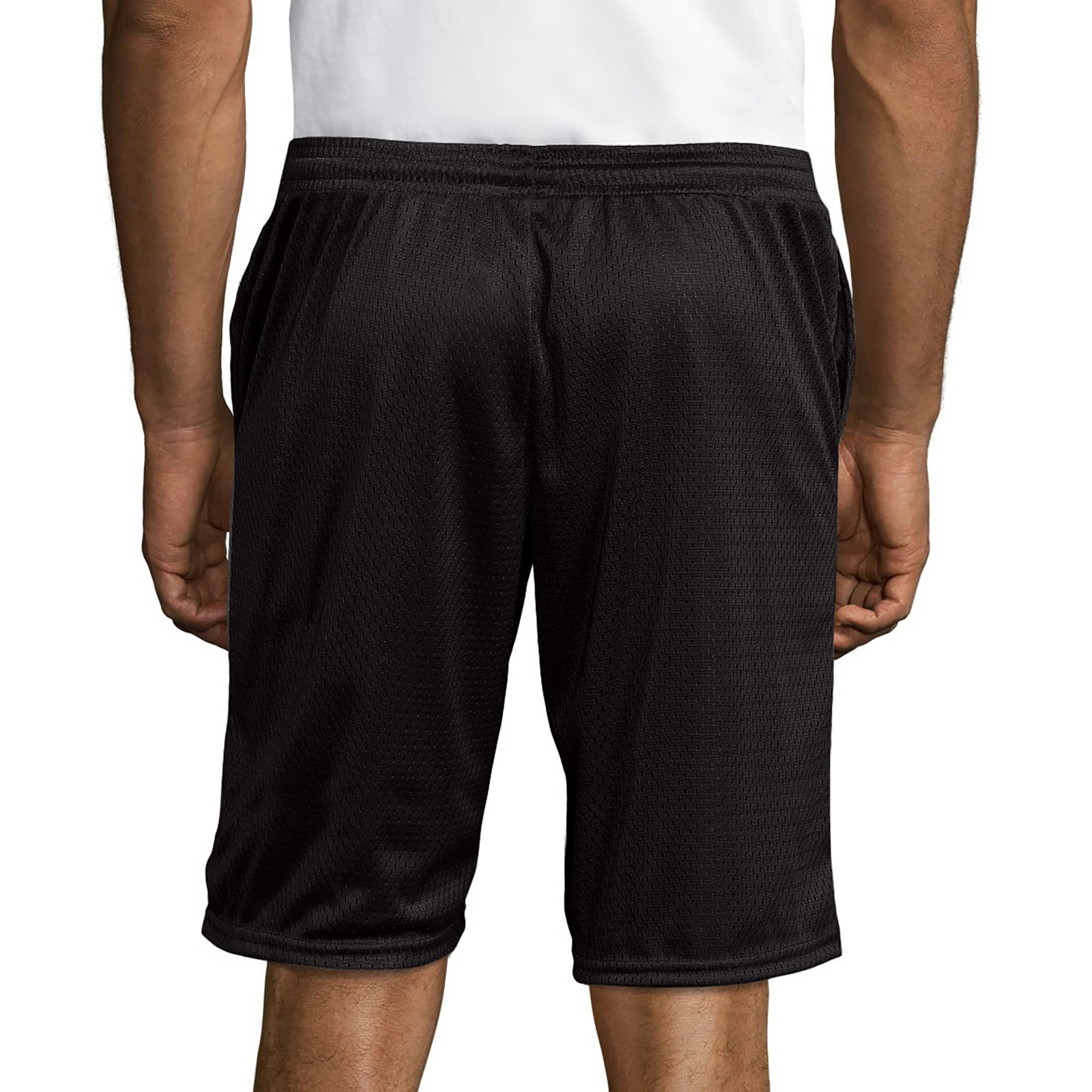 Hanes Men's ComfortSoft Mesh Pocket Shorts - Breathable Athletic Shorts for Running, Gym & Casual Wear | Lightweight & Quick-Dry Fabric
