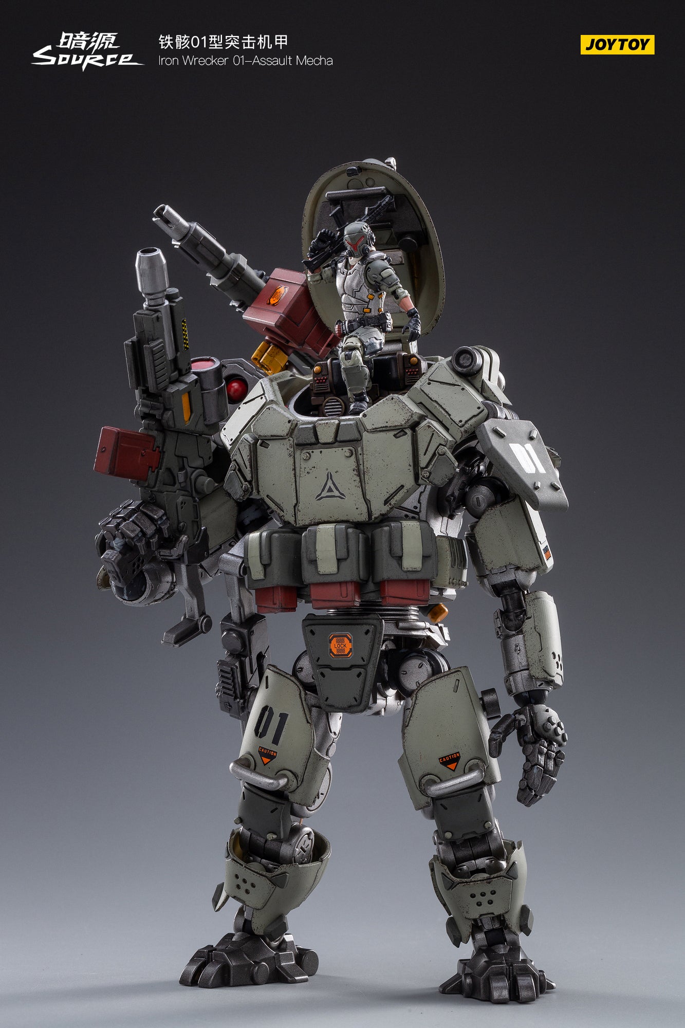 JOYTOY 1/25 Scale Collectible Mecha Action Figure - Iron Wrecker 01 Assault Mecha Model Kit for Display & Battle Scenes | Perfect for Anime Fans & Model Collectors