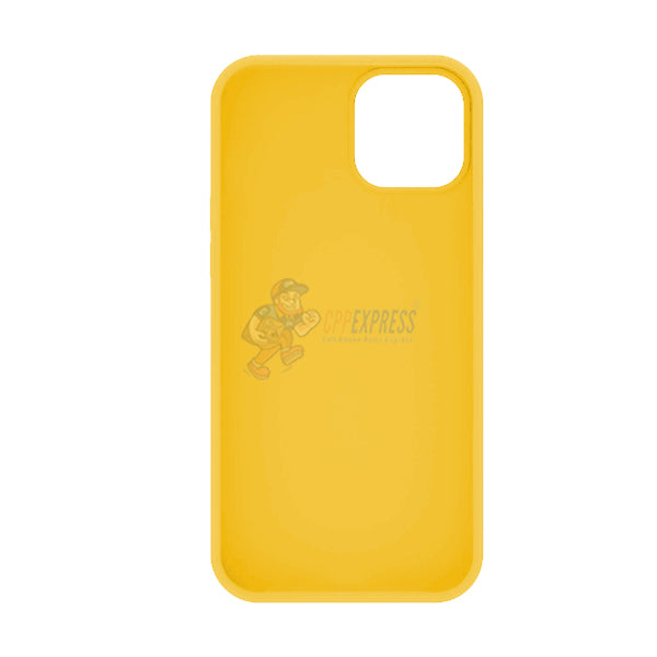 iPhone 14 Slim Soft Silicone Shockproof Case - Yellow | Protective Phone Cover for Everyday Use, Travel & Outdoor Activities