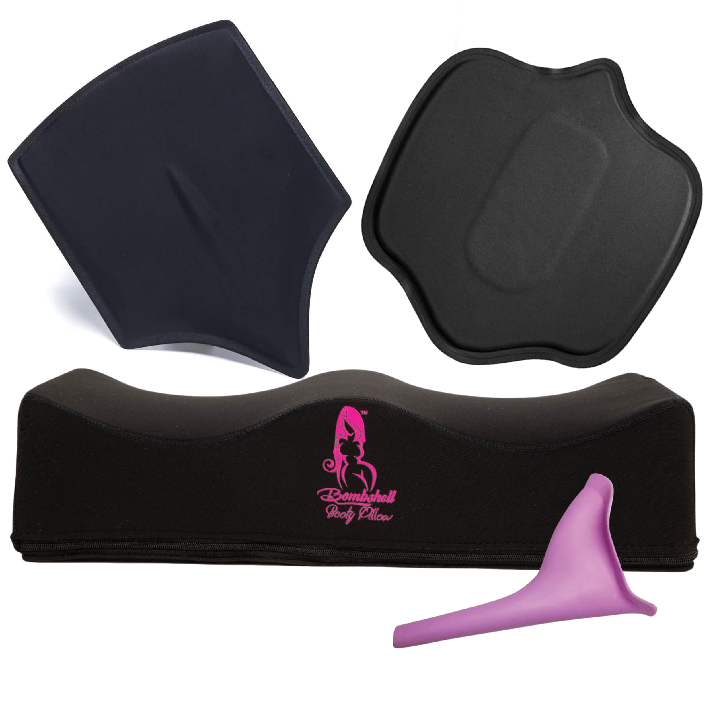 Post Surgery BBL Pillow with Lipo Foam Board - Soft Butt Cushion for Long Sitting Comfort - Recovery Pillow After Liposuction & BBL Surgery - Ideal for Home, Office & Travel Use