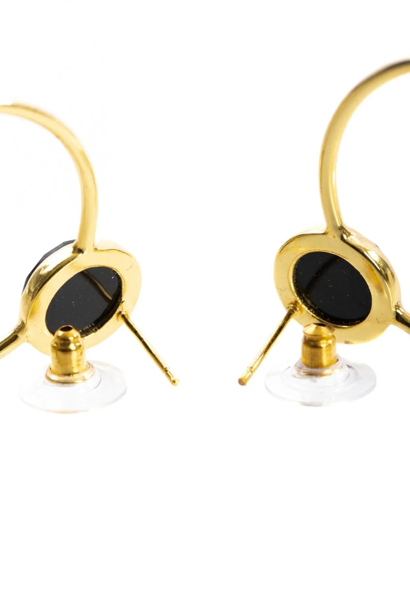 Gemstone Stud Hoop Earrings for Women - Dainty Gold/Silver Hoops with Natural Stones - Perfect for Everyday Wear, Gift Giving & Special Occasions