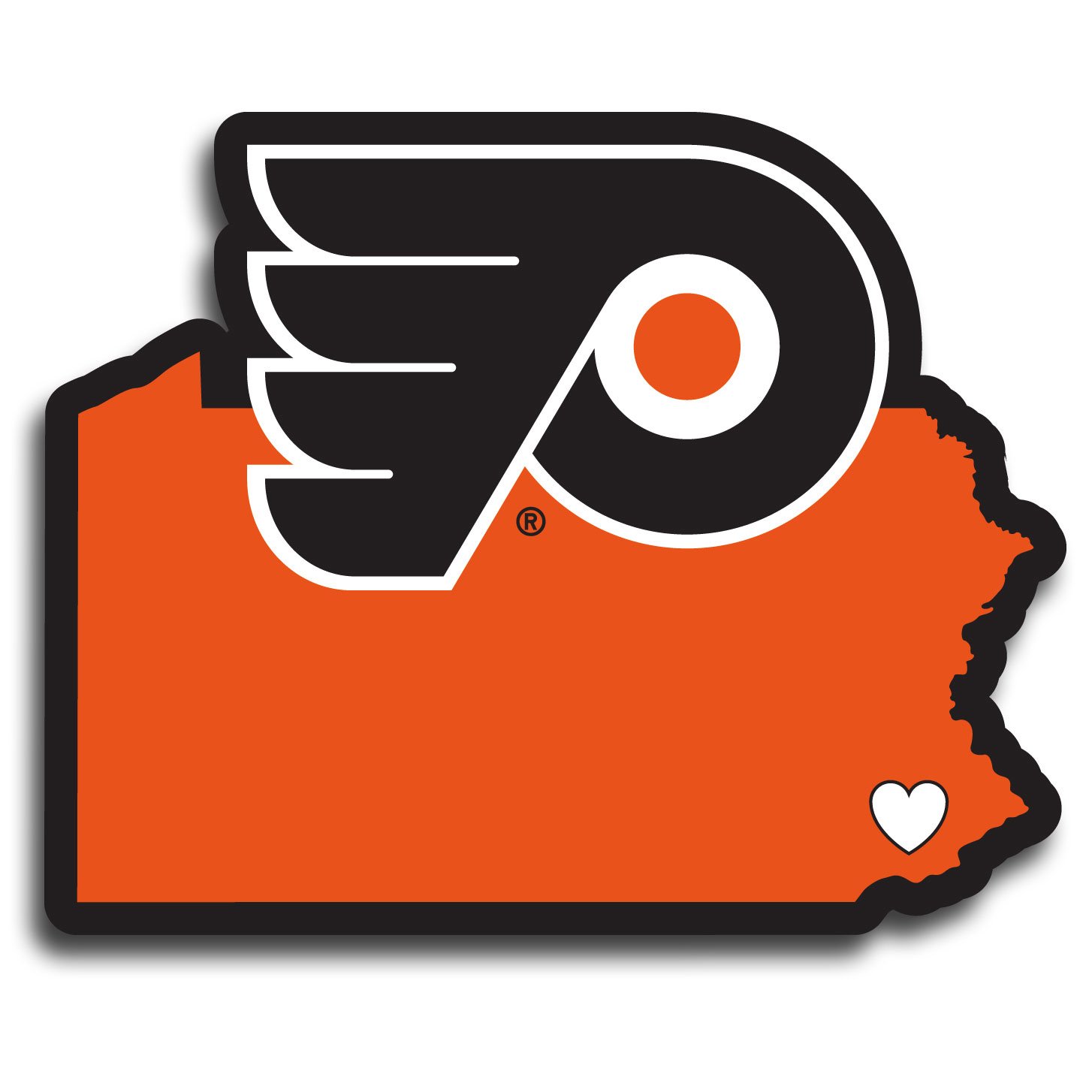 Siskiyou NHL Unisex Home State Decal - Premium Vinyl Sticker for Cars, Laptops & Water Bottles - Show Your Team Pride Anywhere!