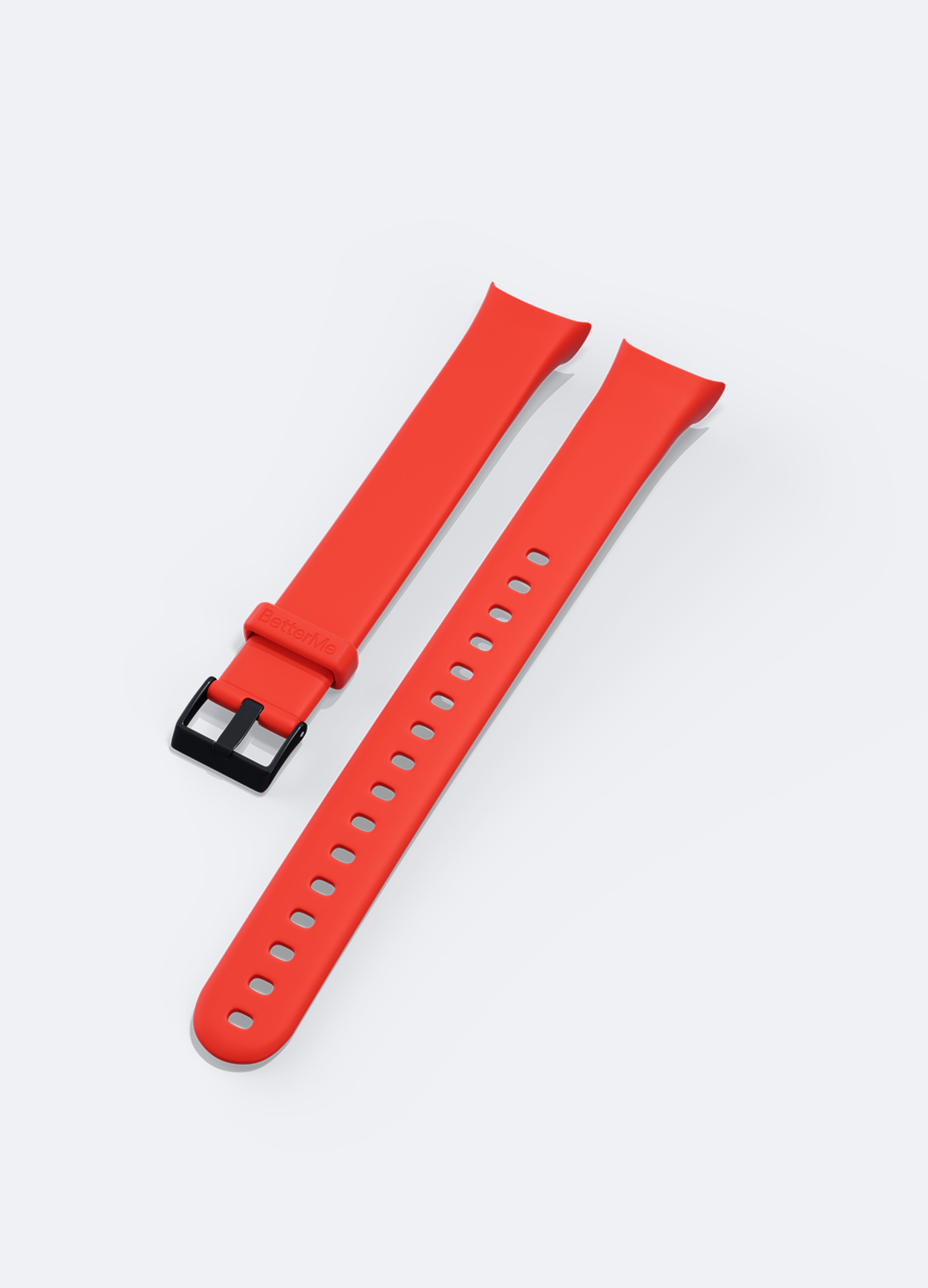 BetterMe Fitness Tracker Band - Adjustable Red Silicone Wristband for Activity Tracking, Heart Rate Monitoring & Sleep Analysis - Perfect for Running, Gym Workouts & Daily Health Tracking