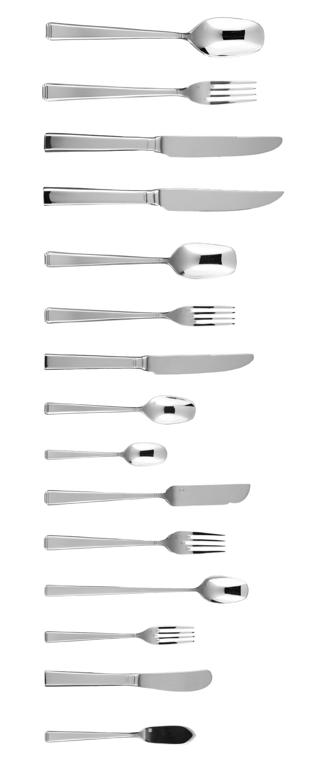 Fortessa Scalini 18/10 Stainless Steel Appetizer & Cake Forks - Set of 12 - Premium Flatware for Fine Dining, Dessert Parties & Elegant Entertaining