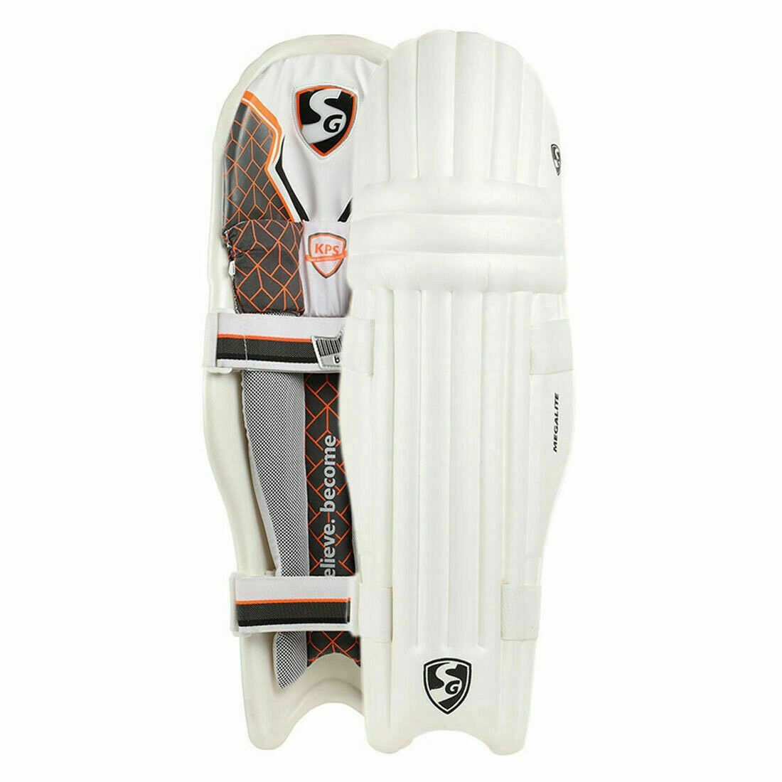 SG Megalite Junior & Youth Cricket Batting Pads - Lightweight Protective Gear for Young Players | Perfect for Practice & Matches