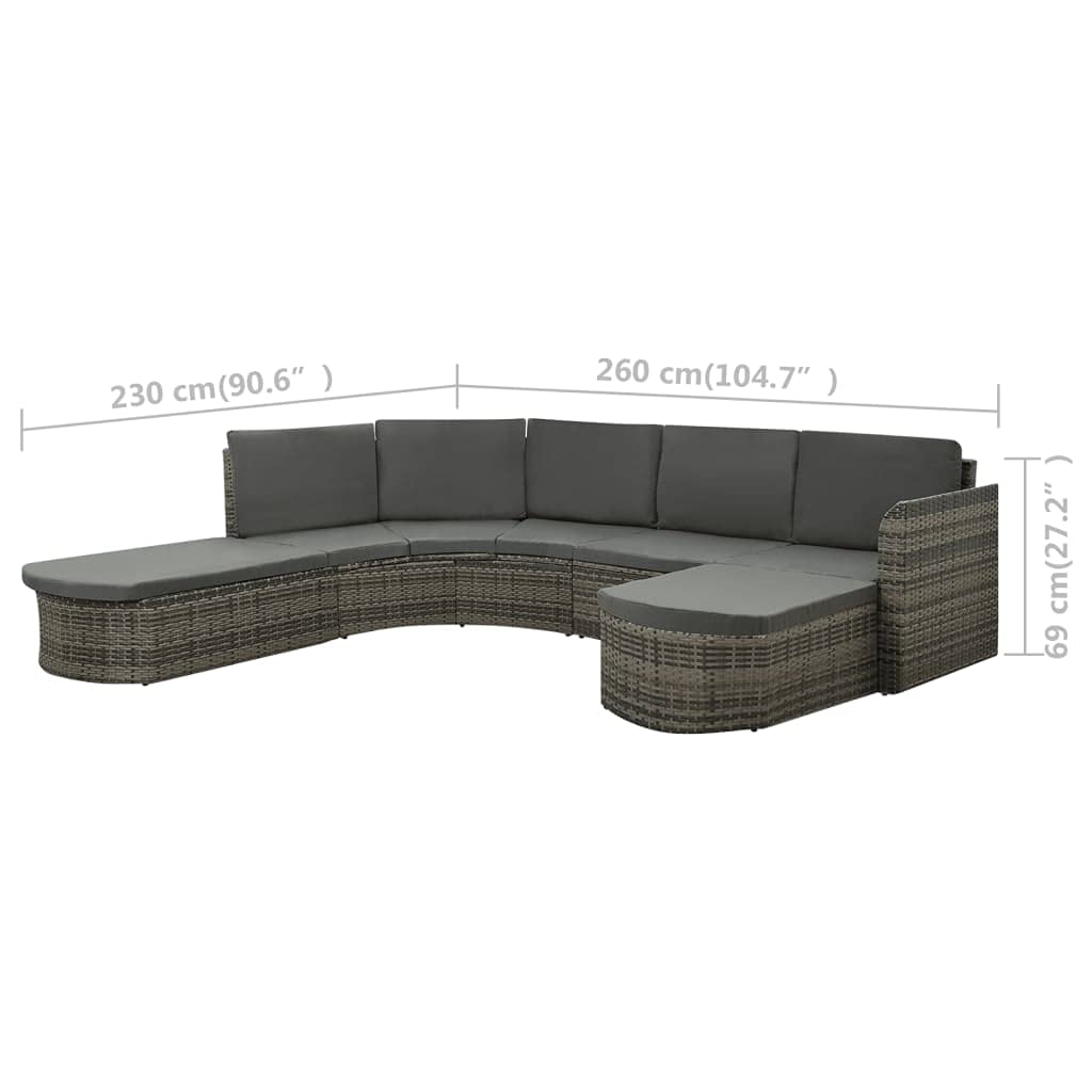 Premium 4-Piece Poly Rattan Patio Dining Set with Cushions - Weather-Resistant Outdoor Furniture for Garden, Backyard, Poolside & Terrace - Perfect for Al Fresco Dining & Relaxation