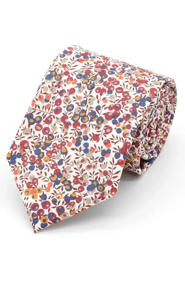 LA Smith Wiltshire Bud Tie - Premium Liberty Fabric Bow Tie for Men - Perfect for Weddings, Parties & Formal Events