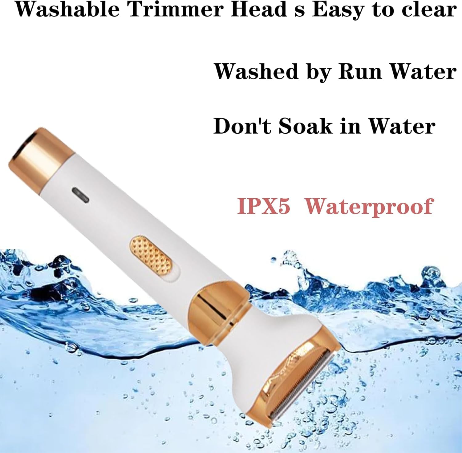 Best Women's Electric Razor & Bikini Trimmer - 4-in-1 Rechargeable Lady Shaver for Face, Underarms, Legs & Pubic Hair - Portable Hair Removal for Smooth Skin at Home & Travel