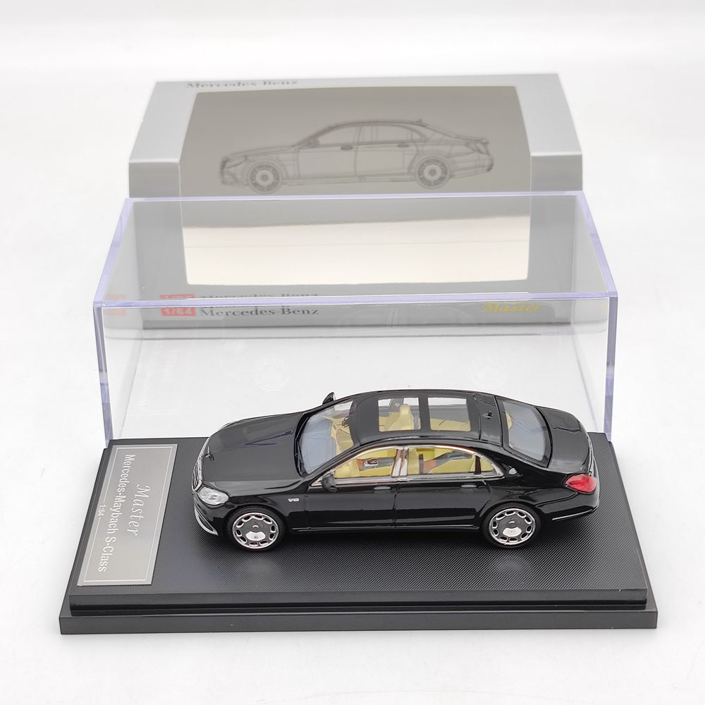 10pcs 1:64 Scale Mercedes Benz Maybach S Class S680/S560 Diecast Model Cars - Limited Edition Black Collectible Toy Set - Perfect for Car Enthusiasts, Gift Giving & Display Collection