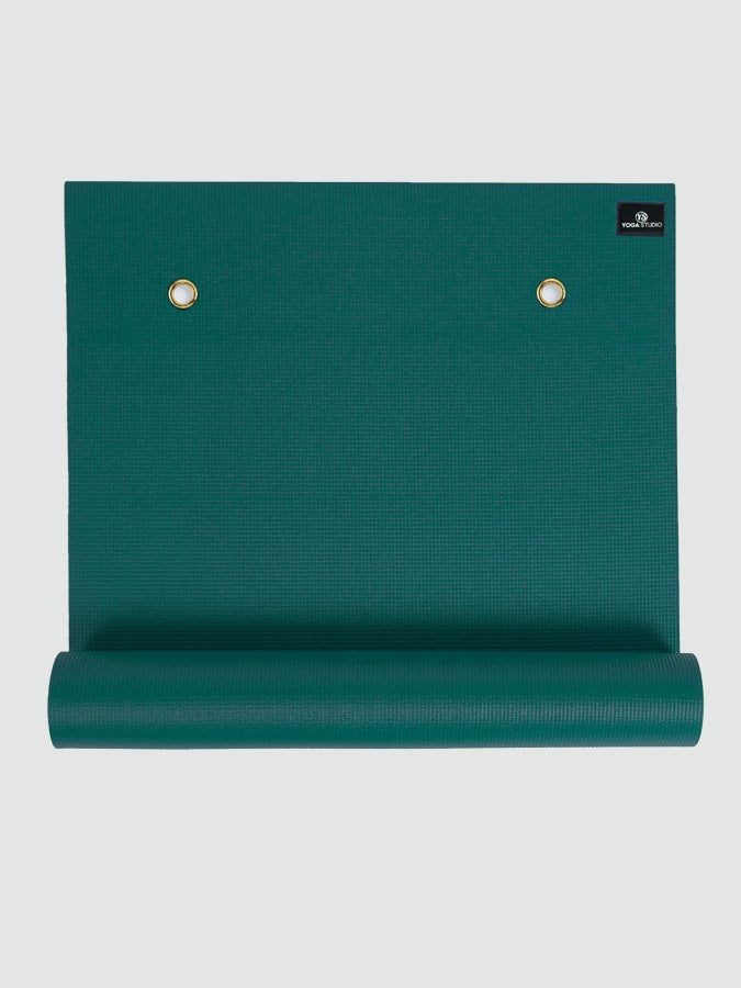 Premium 6mm Thick Non-Slip Yoga Mat with Eyelets - Ideal for Hot Yoga, Pilates & Home Workouts - Perfect for Studios & Beginners