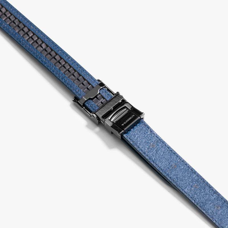 Slim Navy Blue Belt for Women & Men - Adjustable Waist Strap for Jeans, Pants & Dresses | Fashionable & Versatile Accessory for Casual & Formal Outfits