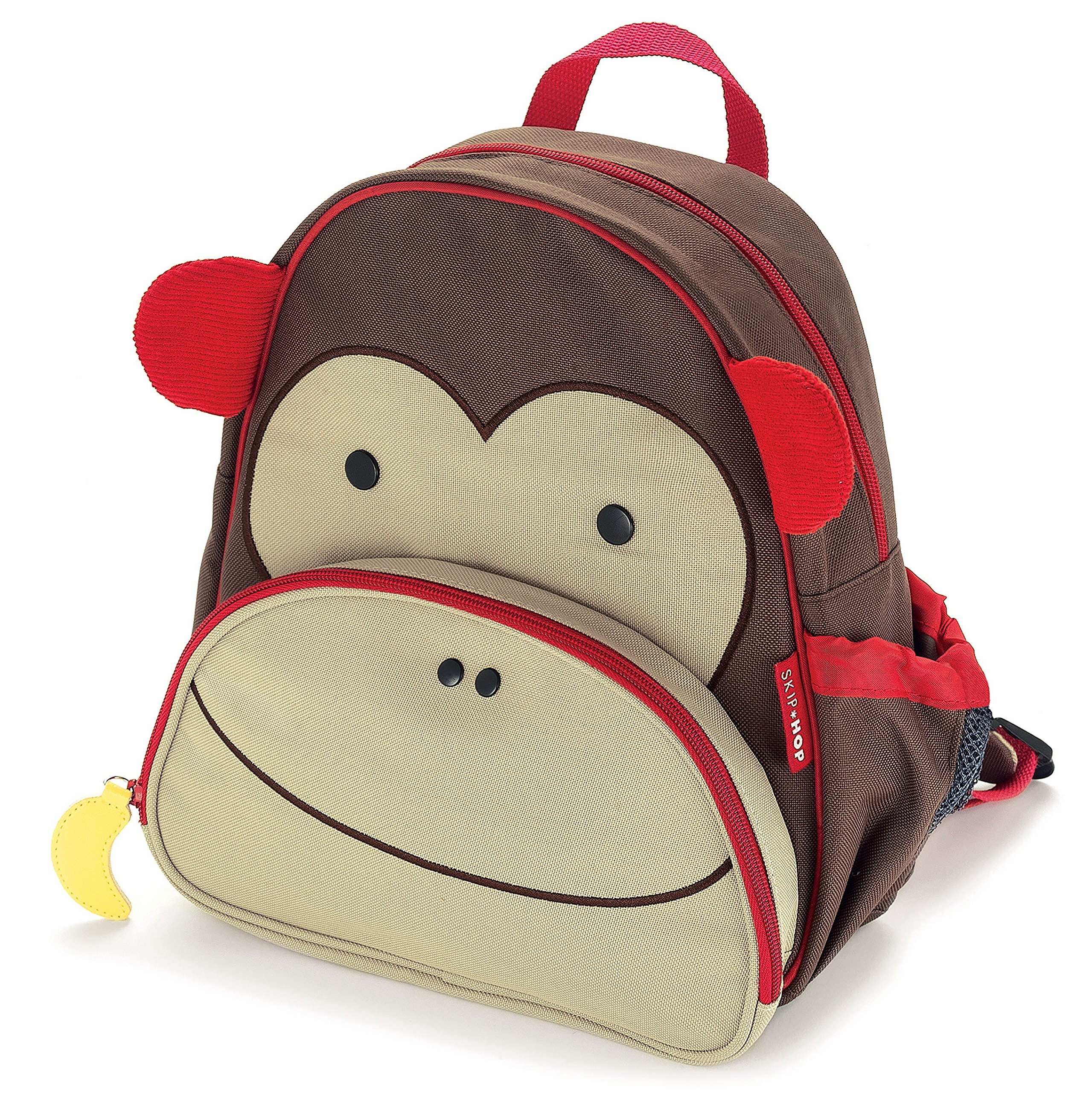 Skip Hop Toddler Backpack - 12 Inch Cute Monkey Design School Bag for Boys & Girls | Perfect for Preschool, Kindergarten, Daycare & Travel Accessories