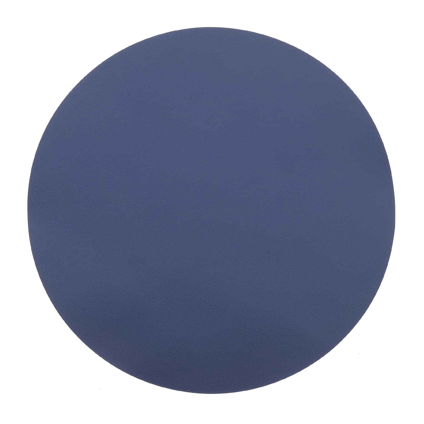Premium Round Faux Leather Placemats - Nordic Style Washable Dining Table Mats for Kitchen, Restaurant & Home Decor | Set of 4/6/8
