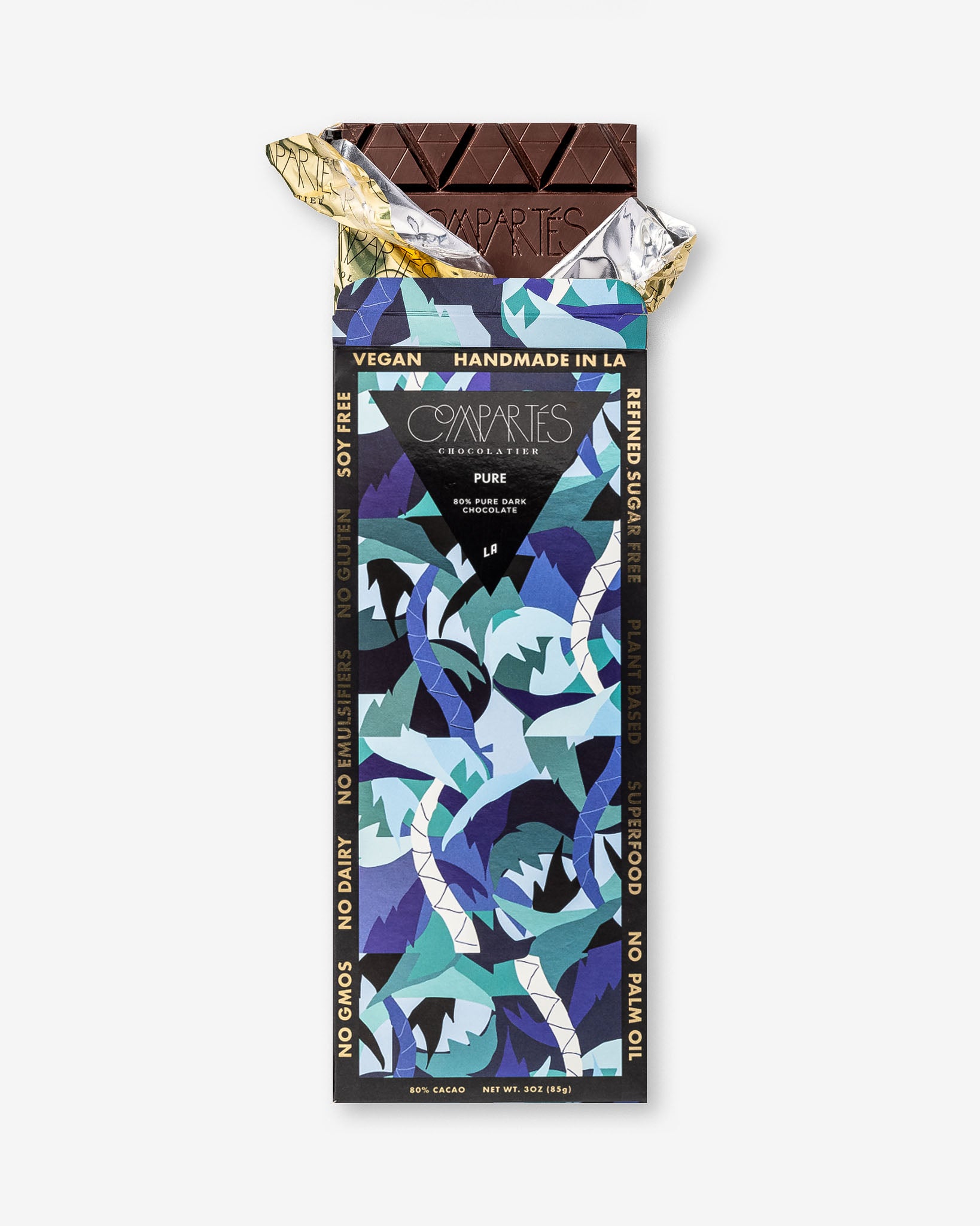 Organic Vegan 80% Dark Chocolate Bar - Rich Cocoa, Dairy-Free, Gluten-Free - Perfect for Healthy Snacking, Baking & Gifting