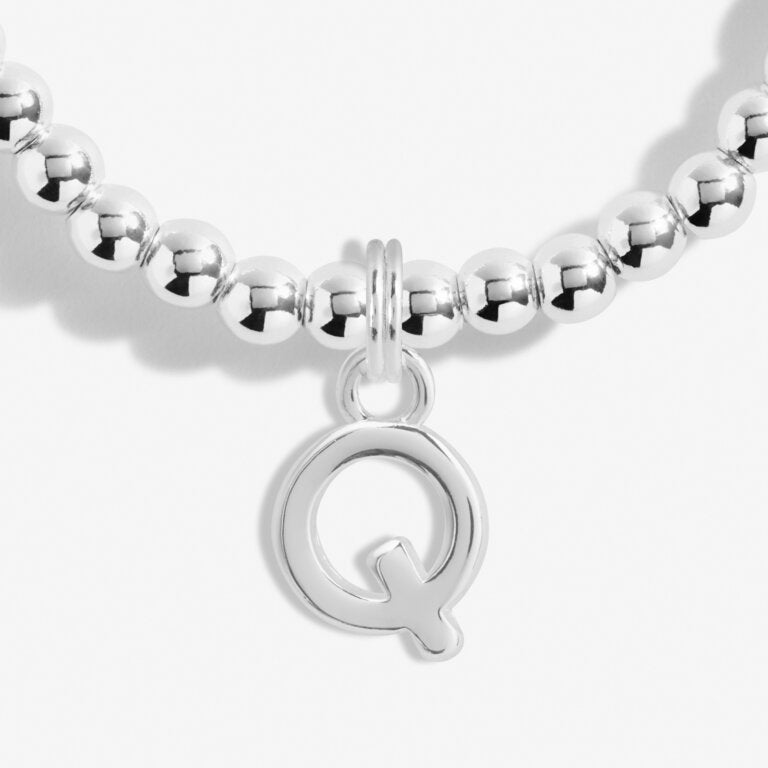 Joma Jewellery Alphabet 'Q' Bracelet - Elegant Letter Q Charm Bracelet for Women & Girls - Perfect Gift for Birthdays, Anniversaries & Special Occasions
