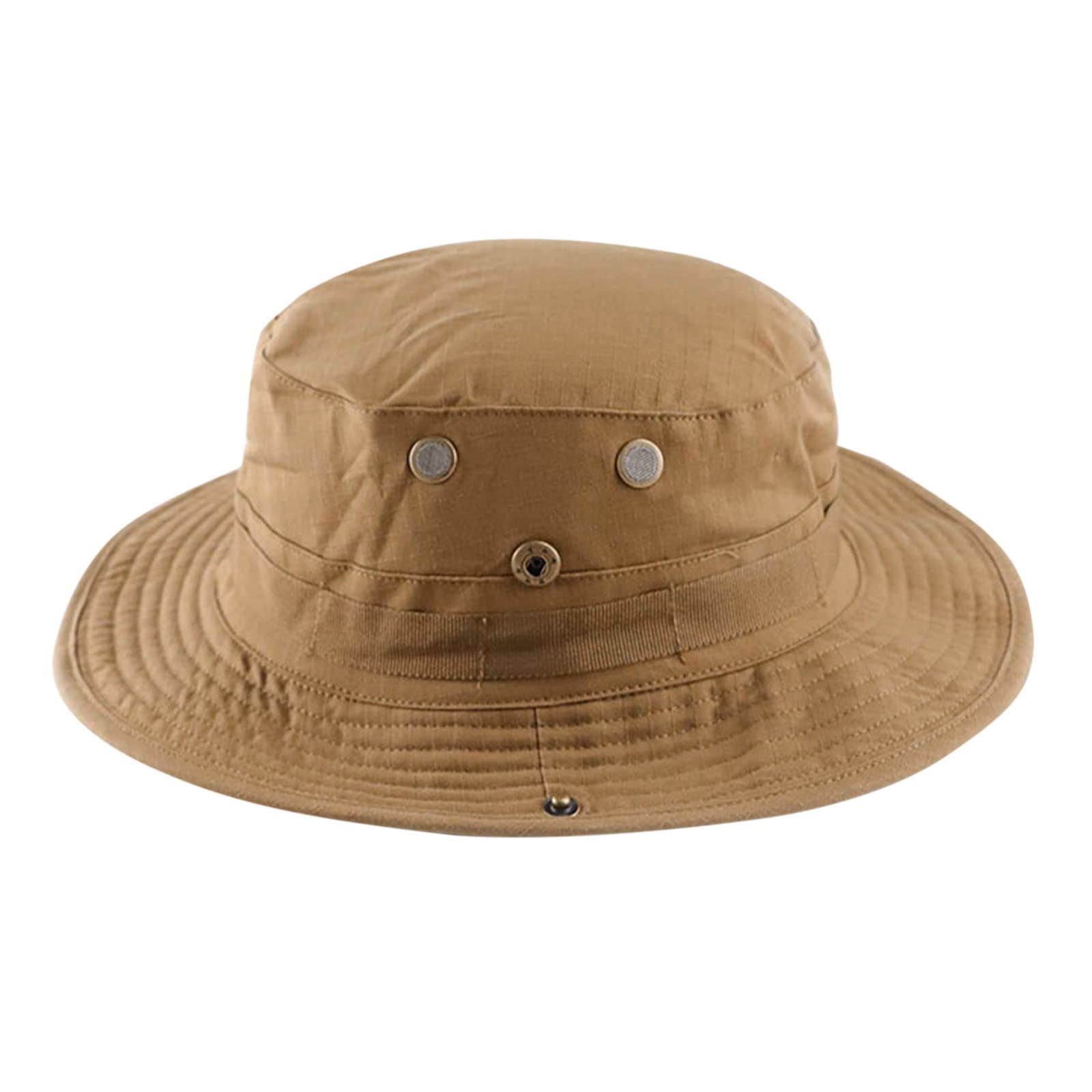 Unisex Summer Camouflage Bucket Hat - Adjustable Drawstring Sun Hat for Men & Women - Perfect for Fishing, Beach, Hiking & Outdoor Activities