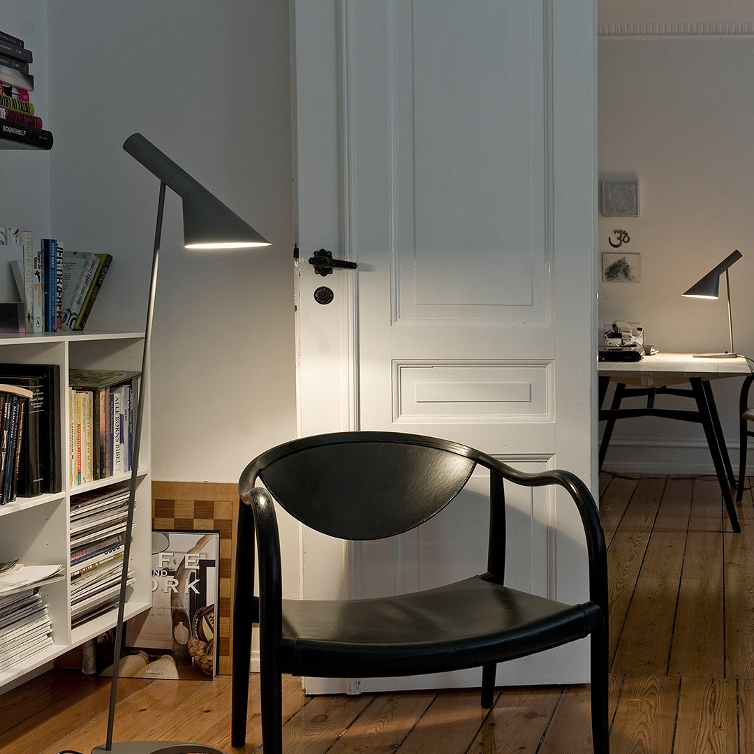Arne Jacobsen Floor Lamp by Louis Poulsen | Modern Scandinavian Lighting for Living Room, Bedroom & Office | Dimmable LED Design for Home Decor