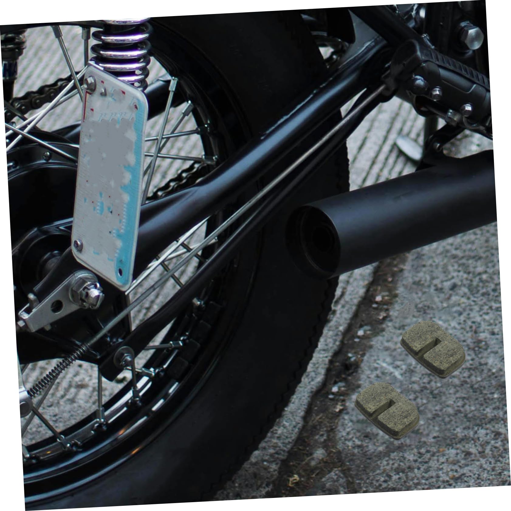 ULTECHNOVO 2-Pack Ebike Brake Pads - Compatible with Bicycles, Mini Motorcycles & Motorized Bikes - High-Performance Disc Brake Pads (Iron Black) - Perfect for Mountain Biking, Commuting & Off-Road Adventures