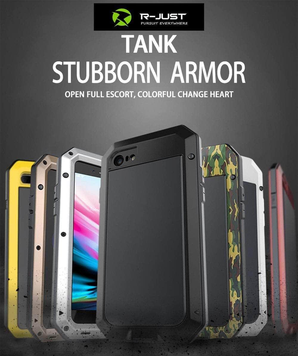 Premium Metal & Soft Silicone iPhone 13 Pro Max Case - Shockproof Full Body Protective Cover with Raised Bezels for Screen & Camera Protection - Perfect for Outdoor Activities, Travel & Daily Use