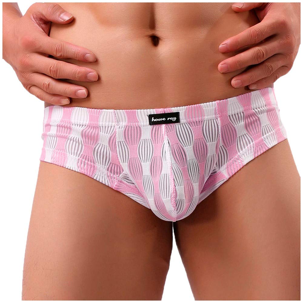 **Men's Breathable Thong Underwear - Comfortable & Sexy White Underpants for Sleepwear, Nightwear & Daily Wear**