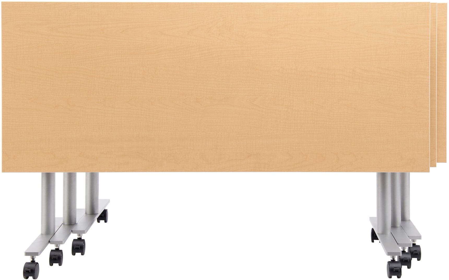 Safco JURNI 60 x 24 Inch Flip Top Table with Locking Casters [JN6024NFLPCA] - Perfect for Office, Classroom, and Home Workspace Use