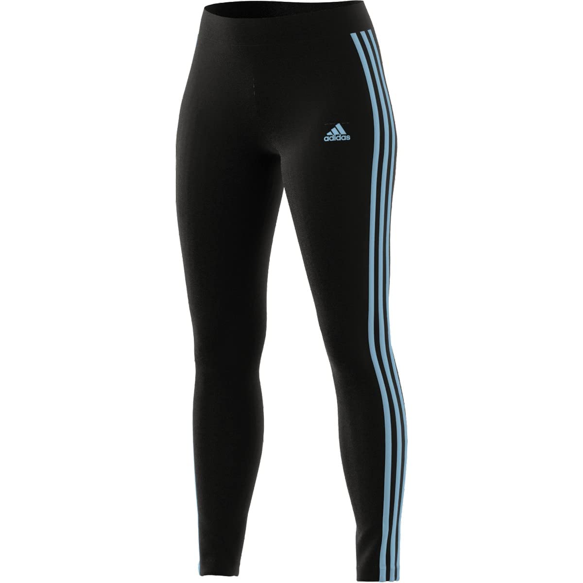 Adidas Women's Essential 3-Stripes Lounge Leggings - Comfortable Yoga Pants for Workout, Running & Casual Wear