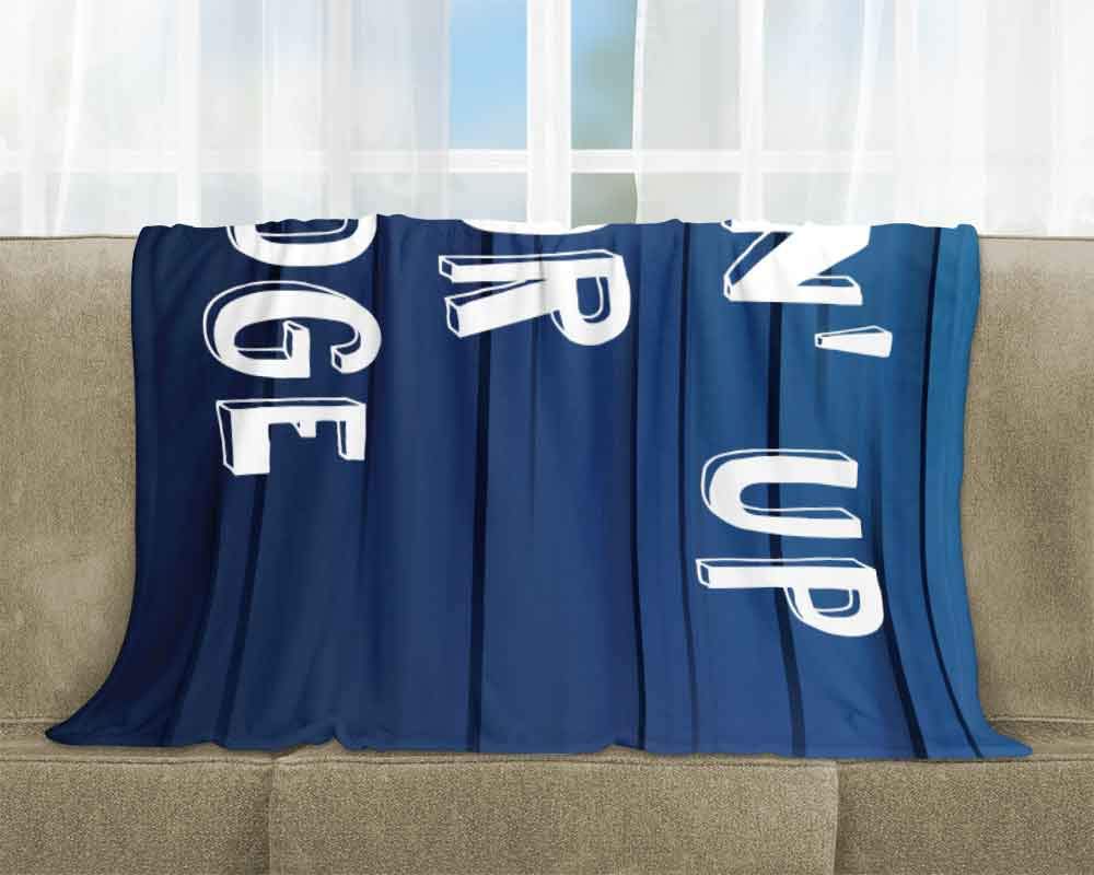 Restin' Up for Bridge Blanket - Funny Card Player Gift, Soft Plush Fleece Throw Blanket 50x60 inches - Perfect for Bridge Games, Poker Nights, and Cozy Gift Giving