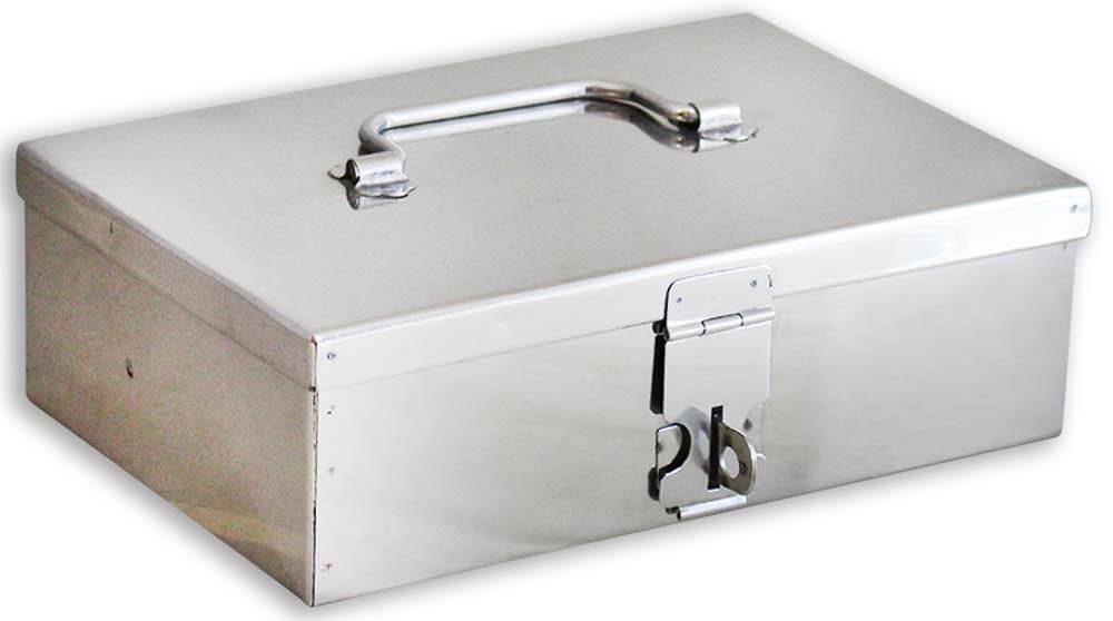 Premium Stainless Steel Lockable Storage Box - 9