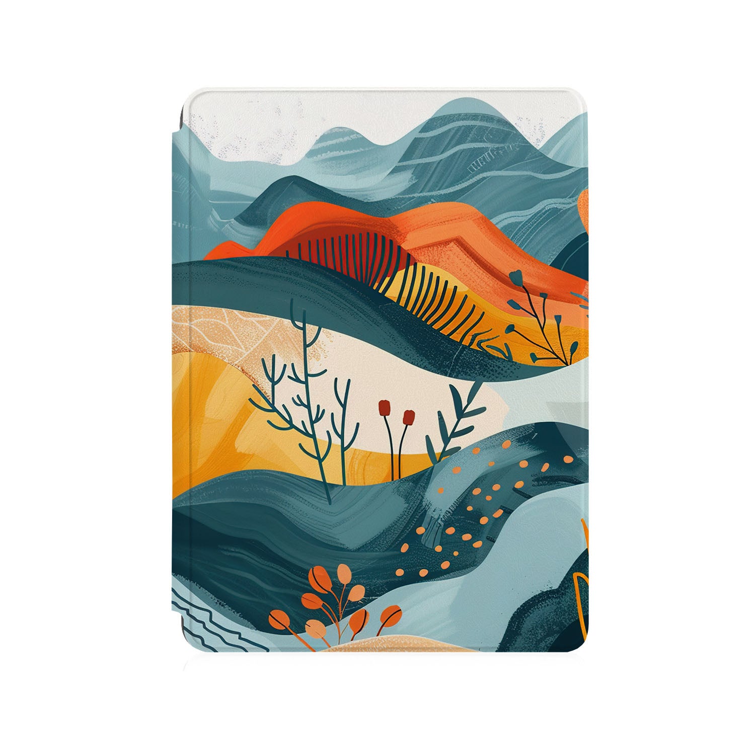 Microsoft Surface Case - Durable Protective Cover with Colorful Mountain Design for Work, Travel & School | Compatible with Surface Pro 7/6/5/4/3/X