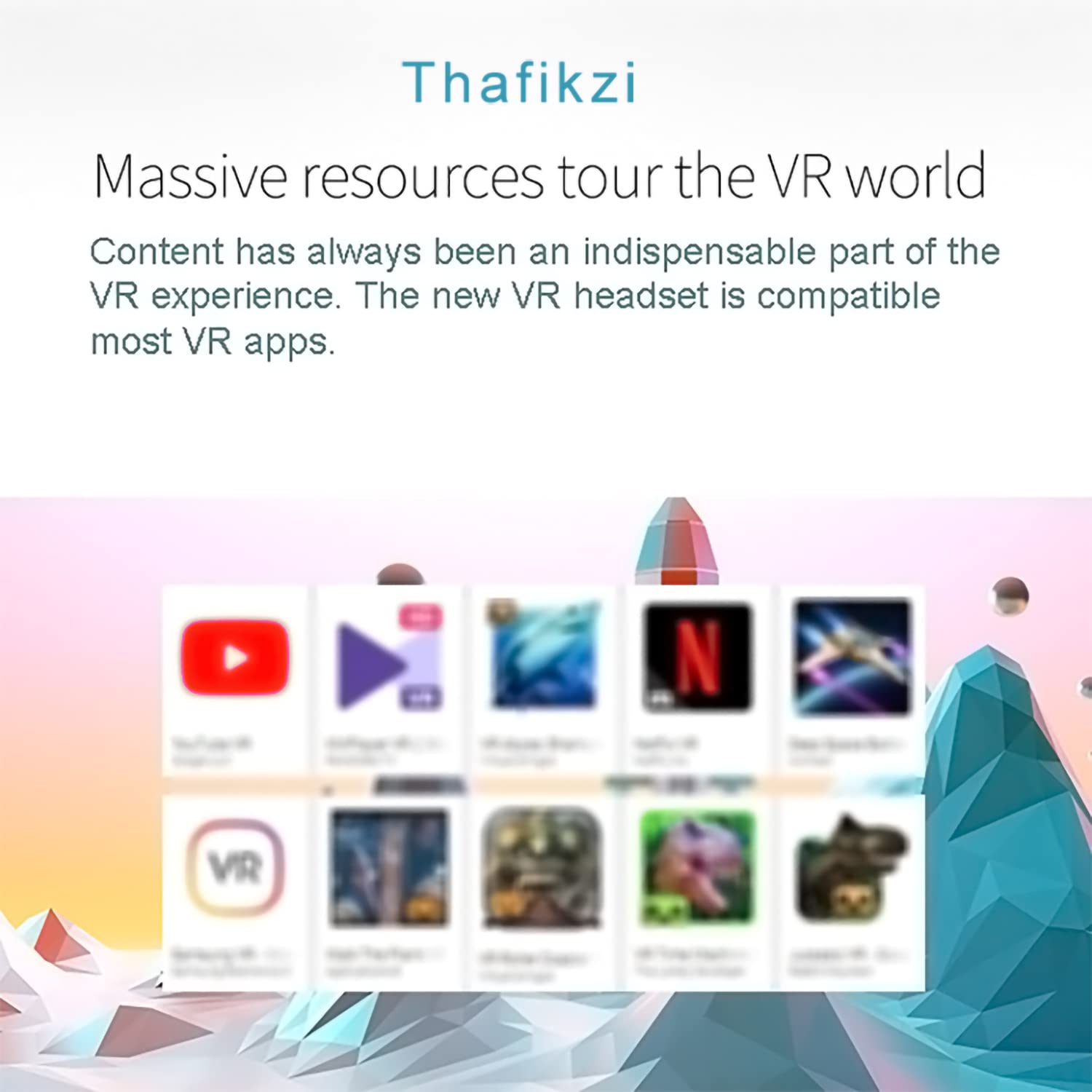 Thafikzi VR Headset for iPhone & Android - 3D Virtual Reality Glasses with Bluetooth Headset & Remote Controller for Movies, Gaming & Metaverse | Wireless VR Goggles for Smartphones (White) - Perfect for Home Entertainment, VR Gaming & Immersive Movie Experiences