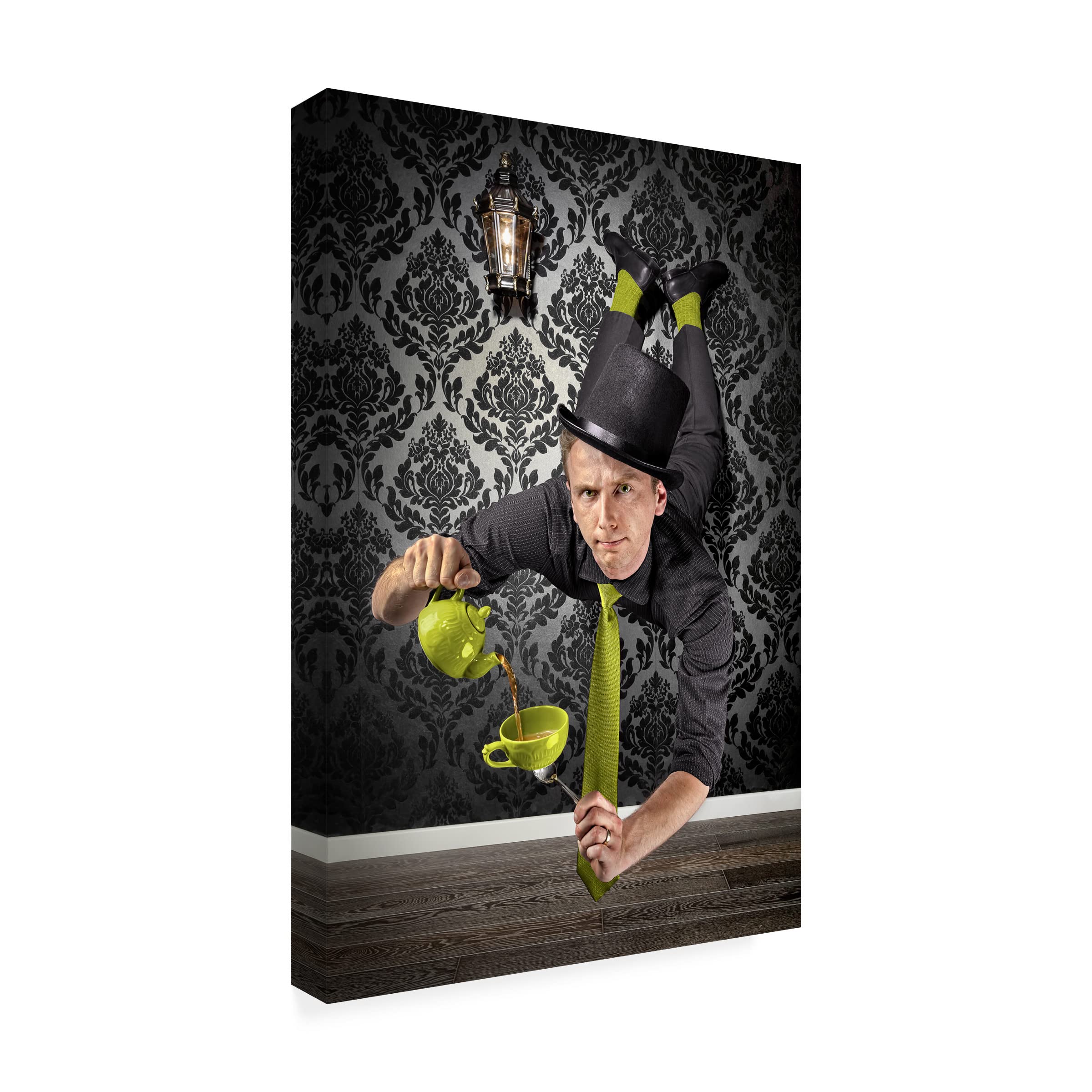 Trademark Fine Art 'Insanitea' Canvas Wall Art by Christophe Kiciak - Modern Home Decor for Living Room, Bedroom & Office