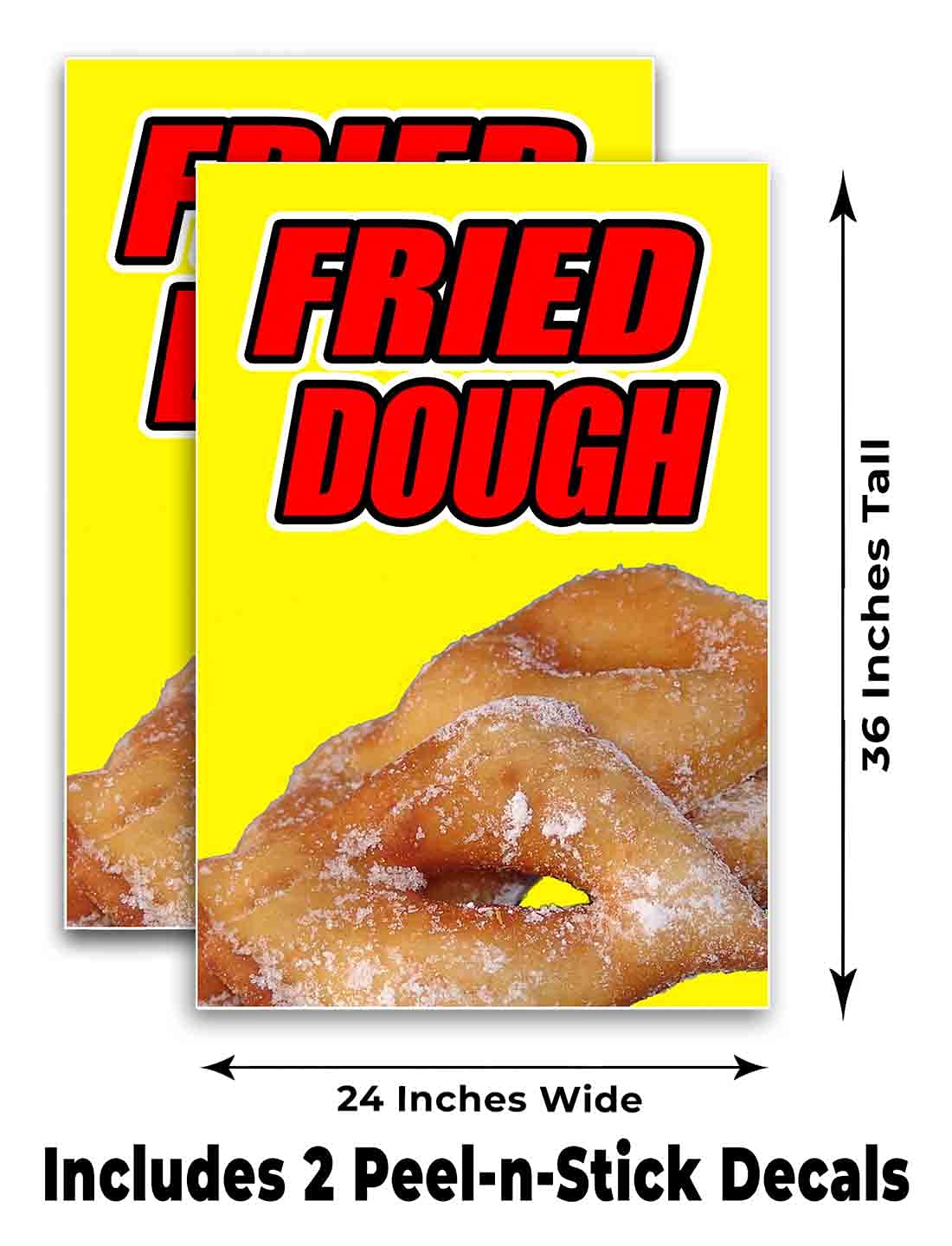 Fried Dough Vinyl Decal (24