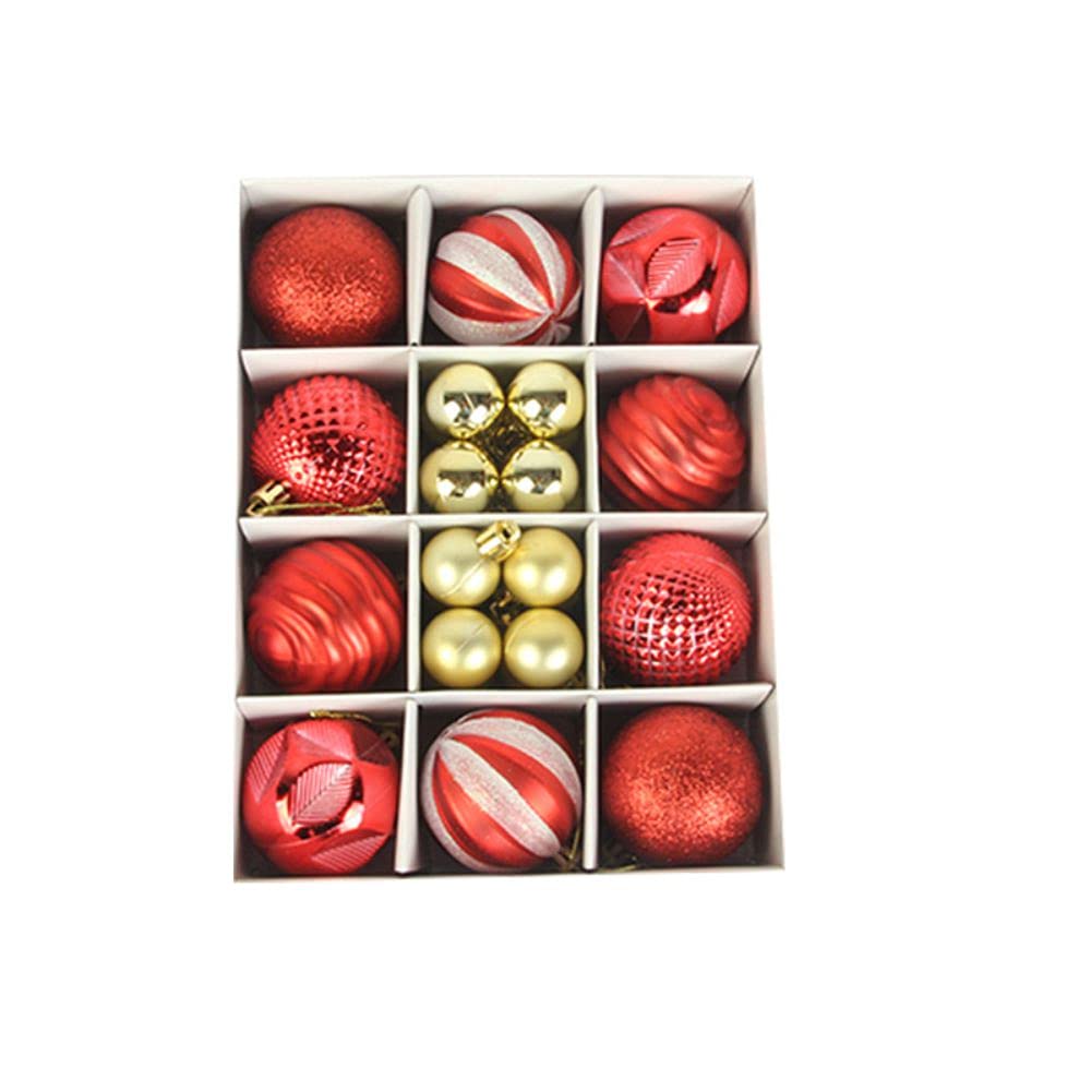 26Pcs Shatterproof Christmas Ball Ornaments - Unbreakable Hanging Decorations for Christmas Tree, Holiday, Wedding & Party Decor - Assorted Color Set for Festive Home Decor