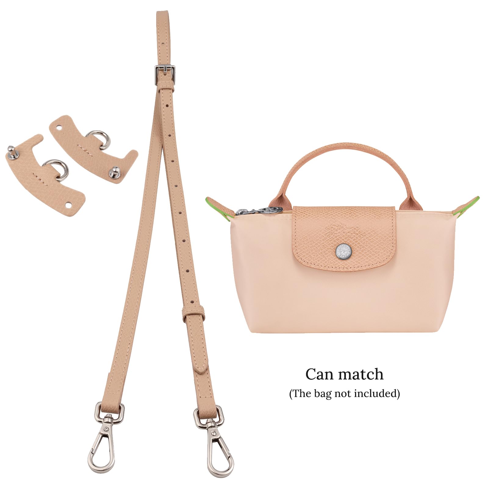 Genuine Leather Handbag Strap Replacement - Adjustable Crossbody & Shoulder Bag Strap for Women's Purses - Perfect for Everyday Use, Travel & Fashion Accessories