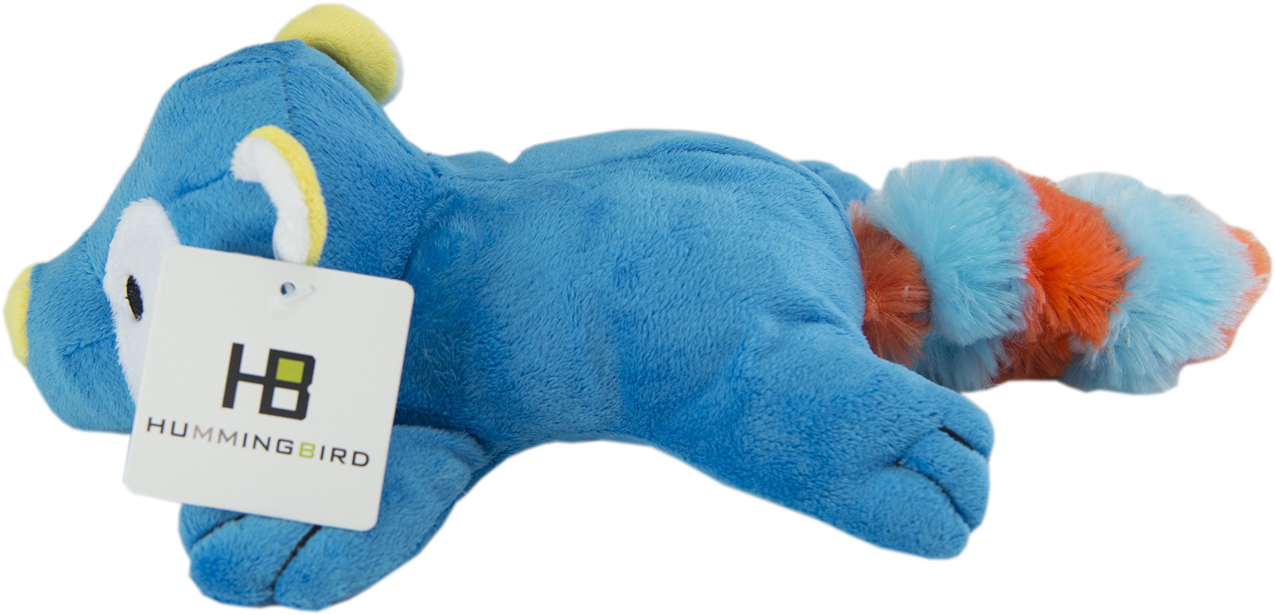 HUMMINGBIRD Plush Dog Toy Squeaky Chew Toys for Small & Medium Dogs - 2 Pack (Sniffing Dog & Raccoon) - Interactive Play & Training Reward for Puppies