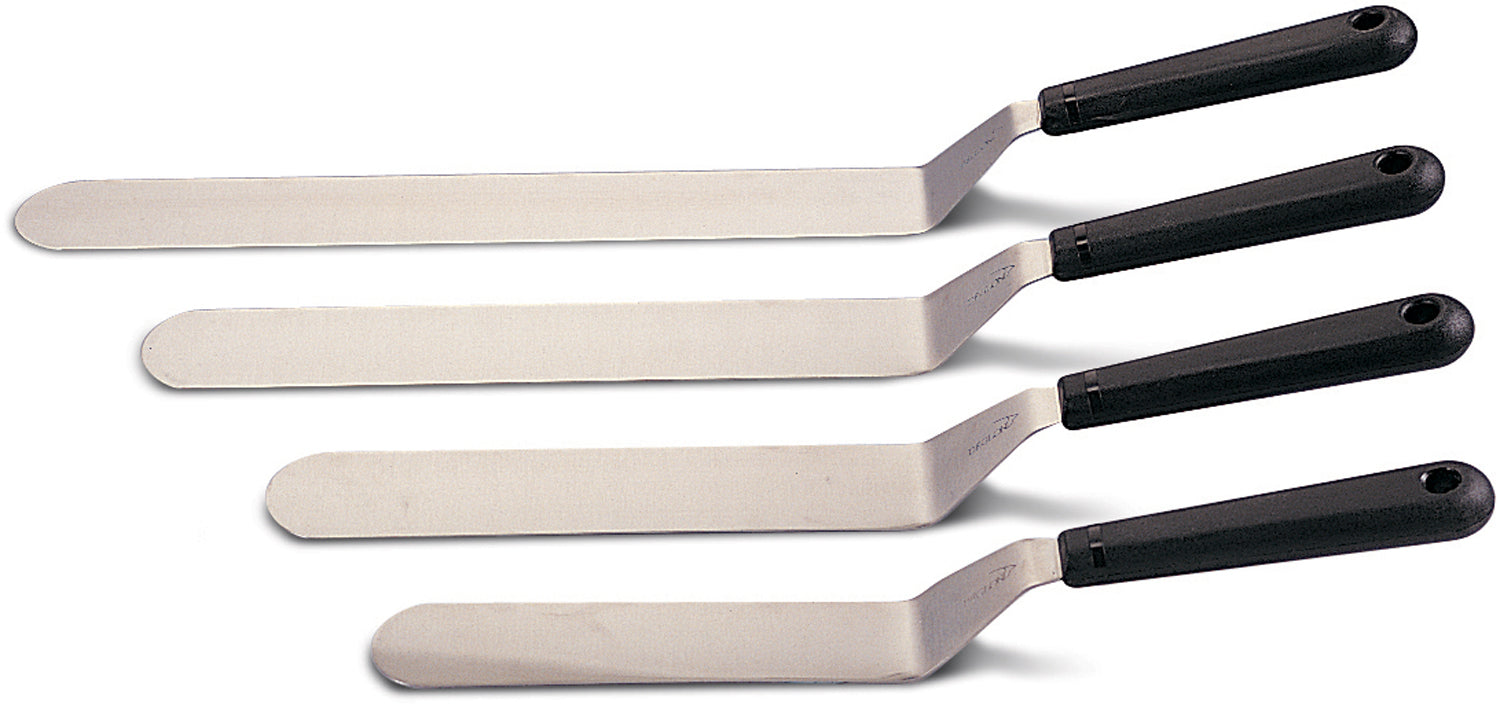 Premium Offset Flexible Spatula - Stainless Steel Blade with Heat-Resistant Silicone Head - Perfect for Baking, Cooking, Grilling & Cake Decorating