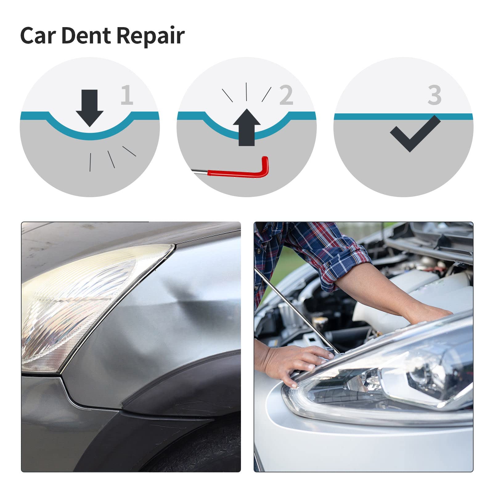 24-Piece Car Tool Kit - Essential Automotive Repair Tools for DIY Mechanics & Emergency Roadside Use