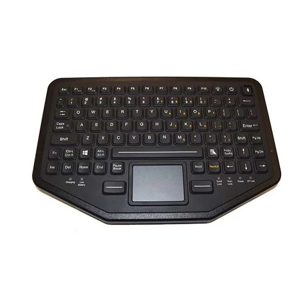 iKey BT 870 TP Dual Connectivity Bluetooth Keyboard - Wireless Keyboard for PC, Mac, iPad - Perfect for Office, Home & Travel Use