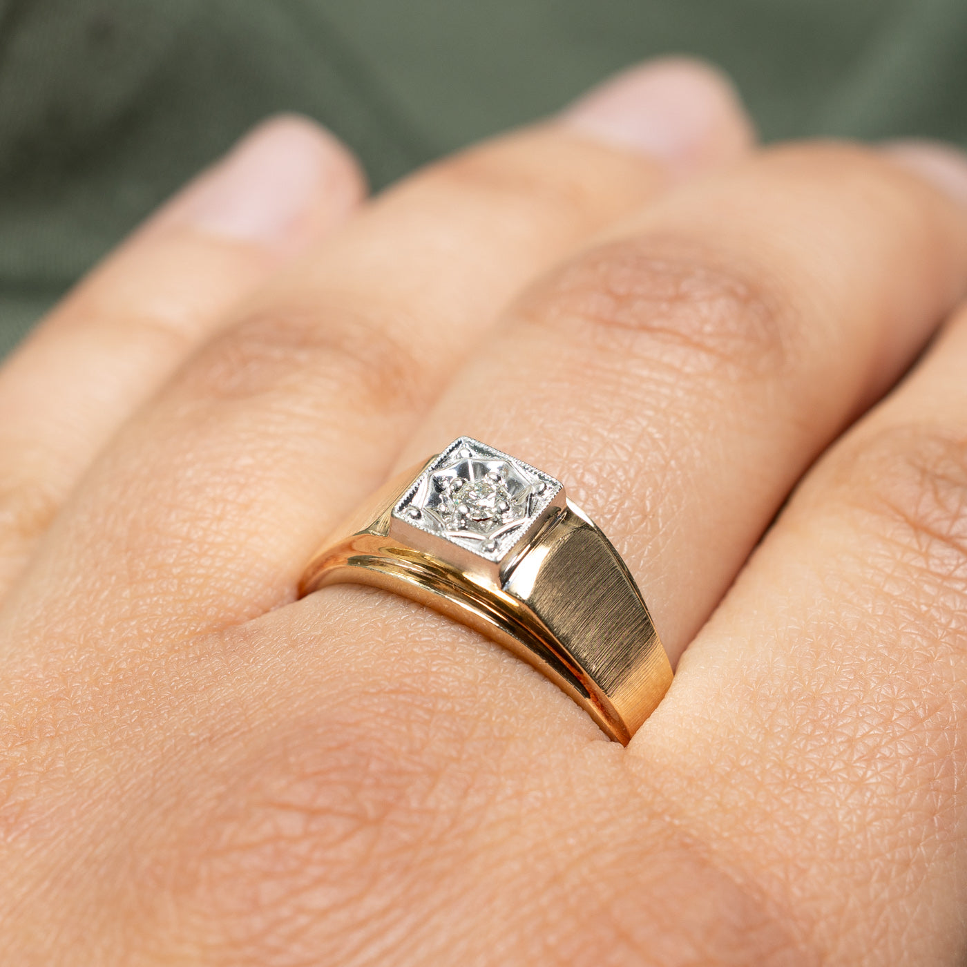 0.10ct Single Stone Diamond Ring - Size 11 | Elegant Solitaire Engagement Ring for Women | Perfect for Proposals, Anniversaries & Special Occasions