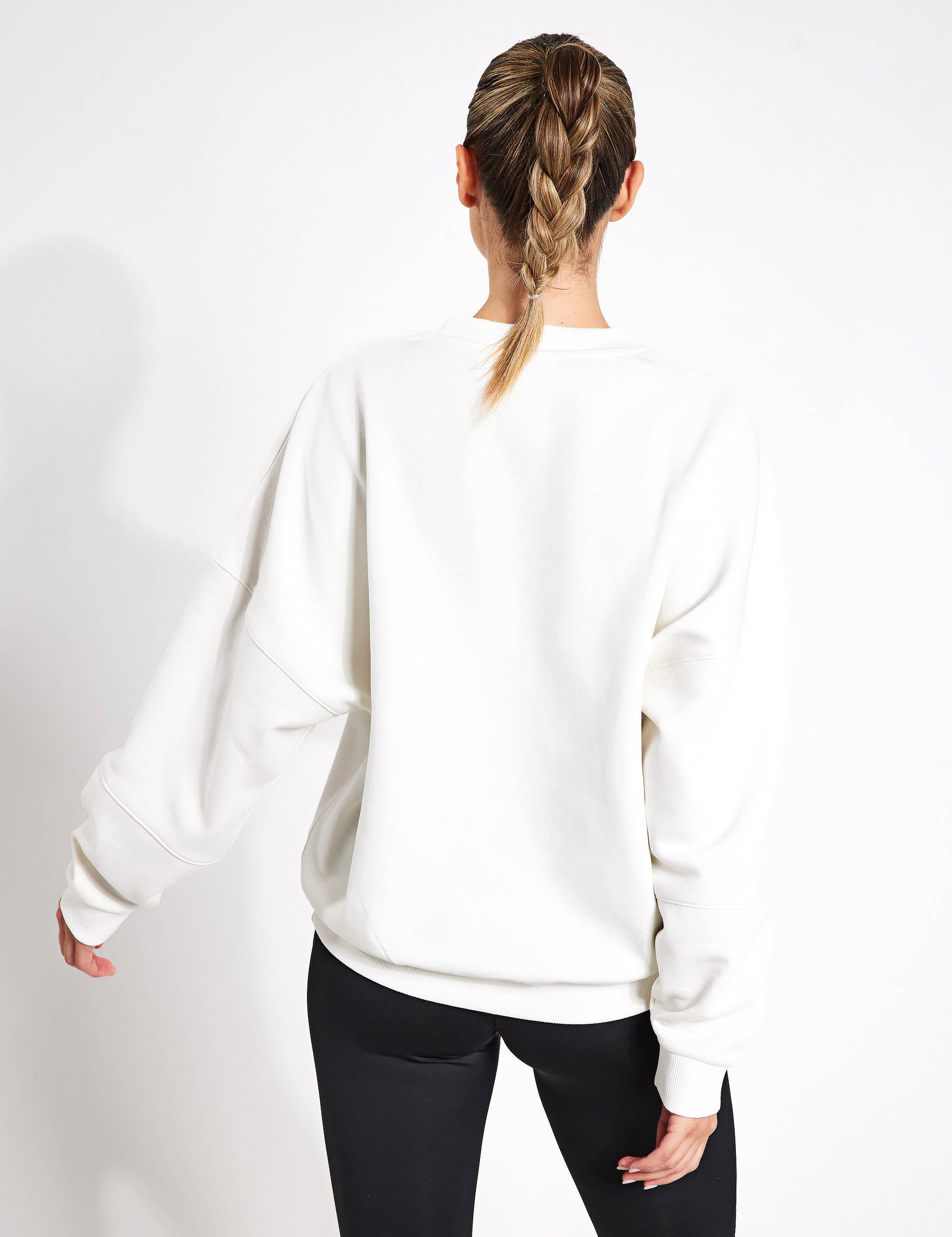 Lux Oversized Crew Sweatshirt - Soft & Cozy Women's Pullover for Casual Wear | Perfect for Loungewear, Travel & Everyday Comfort