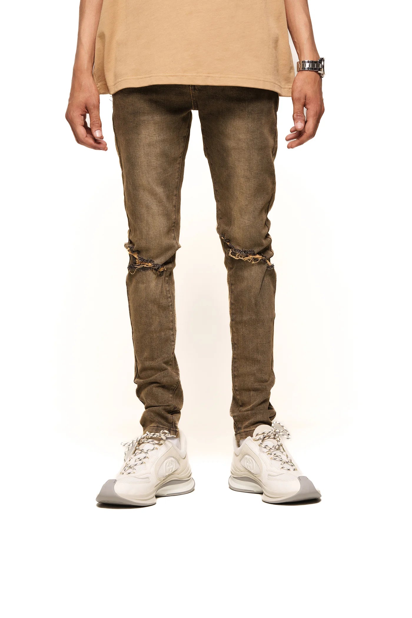 PHEELINGS Mentally Elsewhere Skinny Jeans for Women - High Waist Stretch Denim Pants - Perfect for Casual Wear, Office & Night Out
