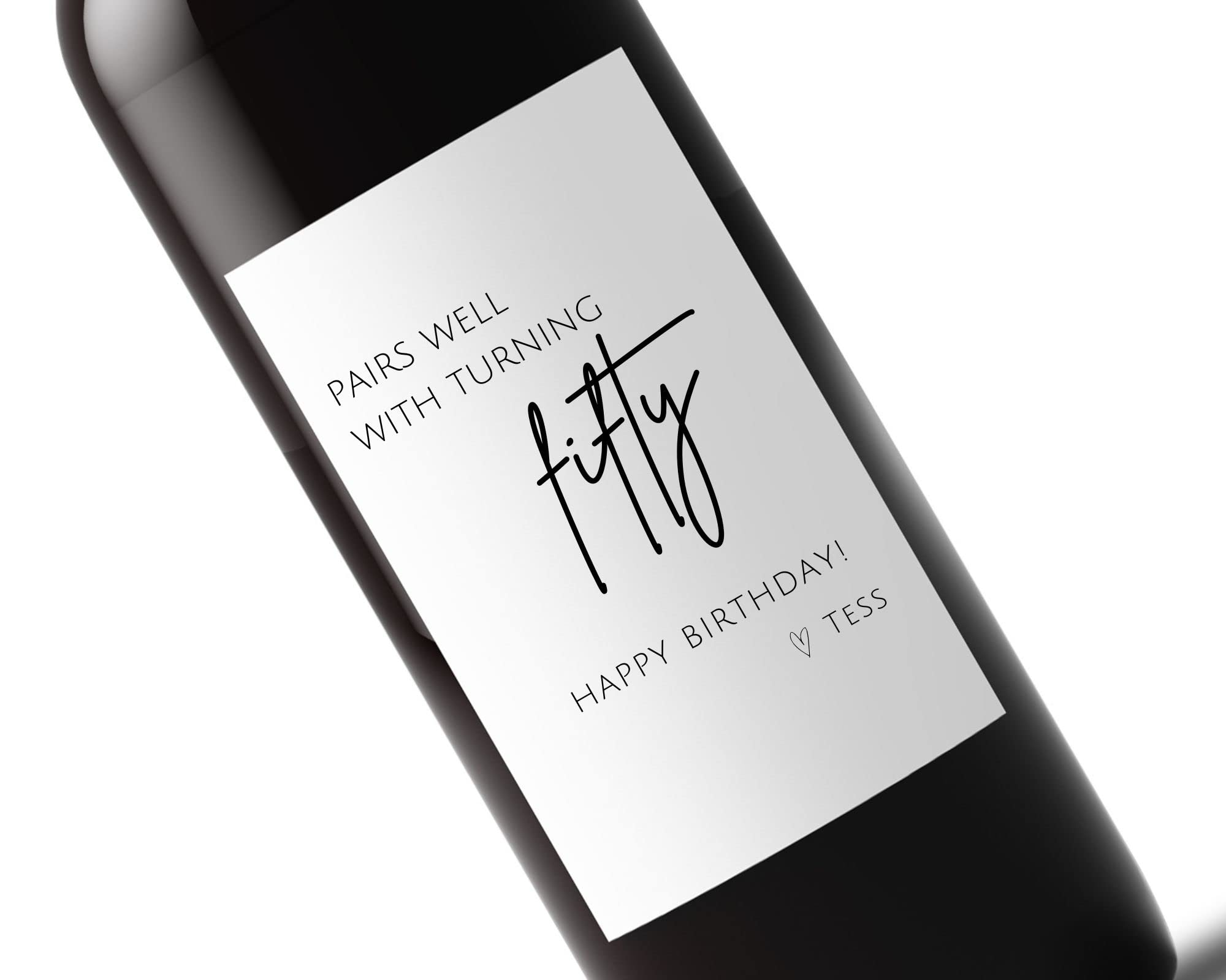 Personalized 40th Birthday Wine Label - Funny & Unique Gift for Women, Mom | Custom Wine Bottle Sticker | Perfect for 40th Birthday Parties, Milestone Celebrations & Gift Box Ideas