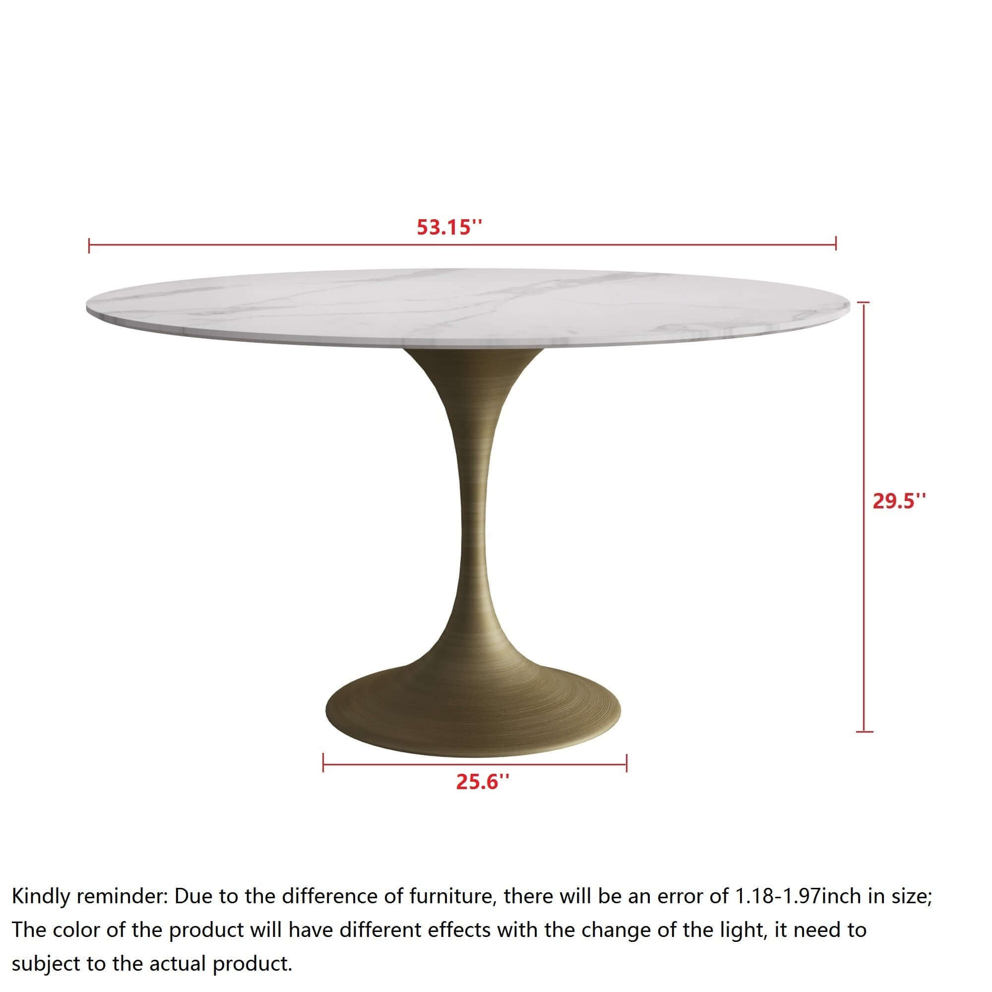Premium Round Dining Table Set with Sintered Stone Top - 6 Seater Modern Kitchen Furniture for Family Gatherings & Dinner Parties