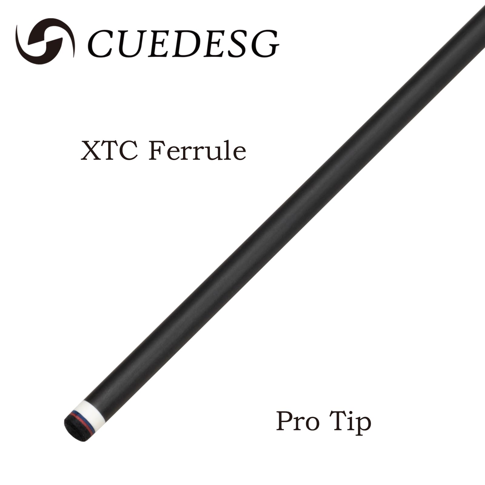 Premium Carbon Fiber Pool Cue Stick - 10.5mm/11.8mm/12.5mm Low Deflection Shaft with Rare Wood Butt - Professional Billiard Cue with Protective Case - Perfect for Tournament Play & Home Pool Tables