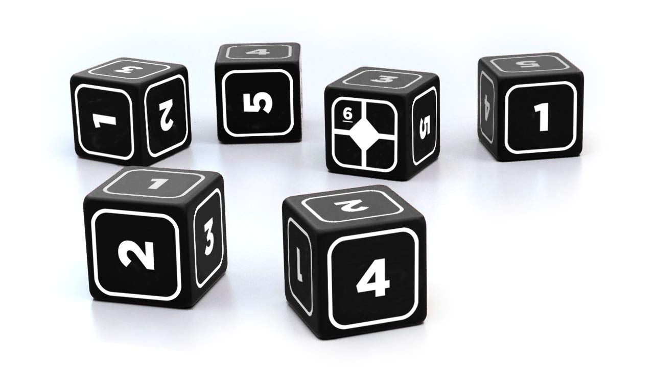 Alien RPG Dice Set - 6 Polyhedral Dice for Tabletop Role-Playing Games | Perfect for Sci-Fi Adventures, Game Nights & Collectors