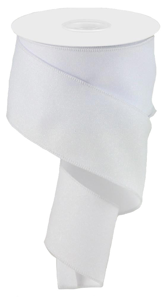10 Yards Shimmer White Wired Edge Ribbon for Gift Wrapping, Wedding Decorations, and DIY Crafts